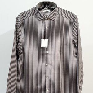 Calvin Klein Men's Dress Shirt Slim Fit Non-iron
